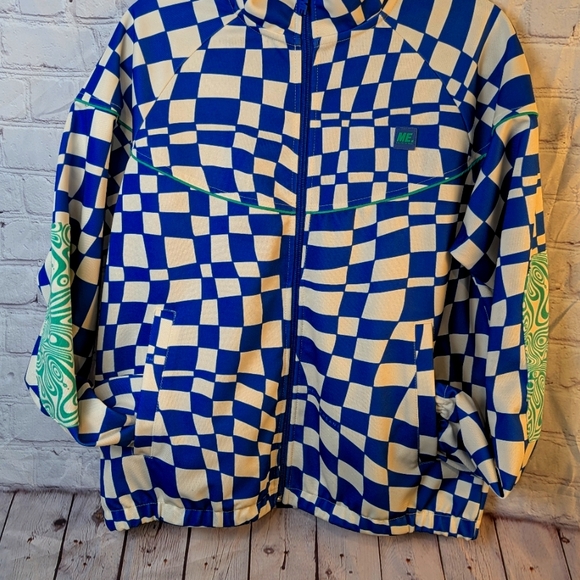 Melody Ehsani Blue and White Checkered ME. Woman's Jacket Size XS - Picture 2 of 8
